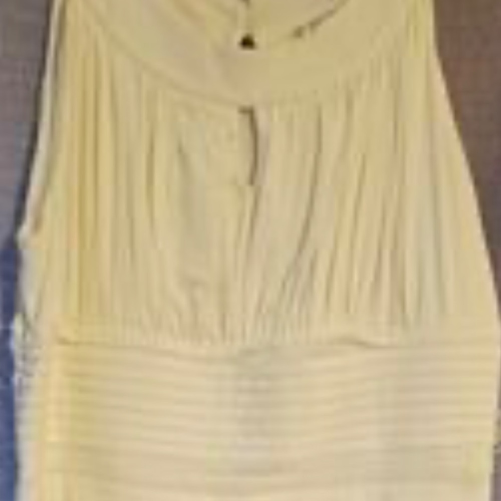 Ashley Stewart new Cream Layered Bodycon Midi Dress